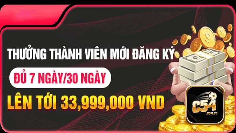 Khuyến mãi C54 tặng thưởng nạp đầu cho tân thủ Khuyến mãi C54 tặng thưởng nạp đầu cho tân thủ